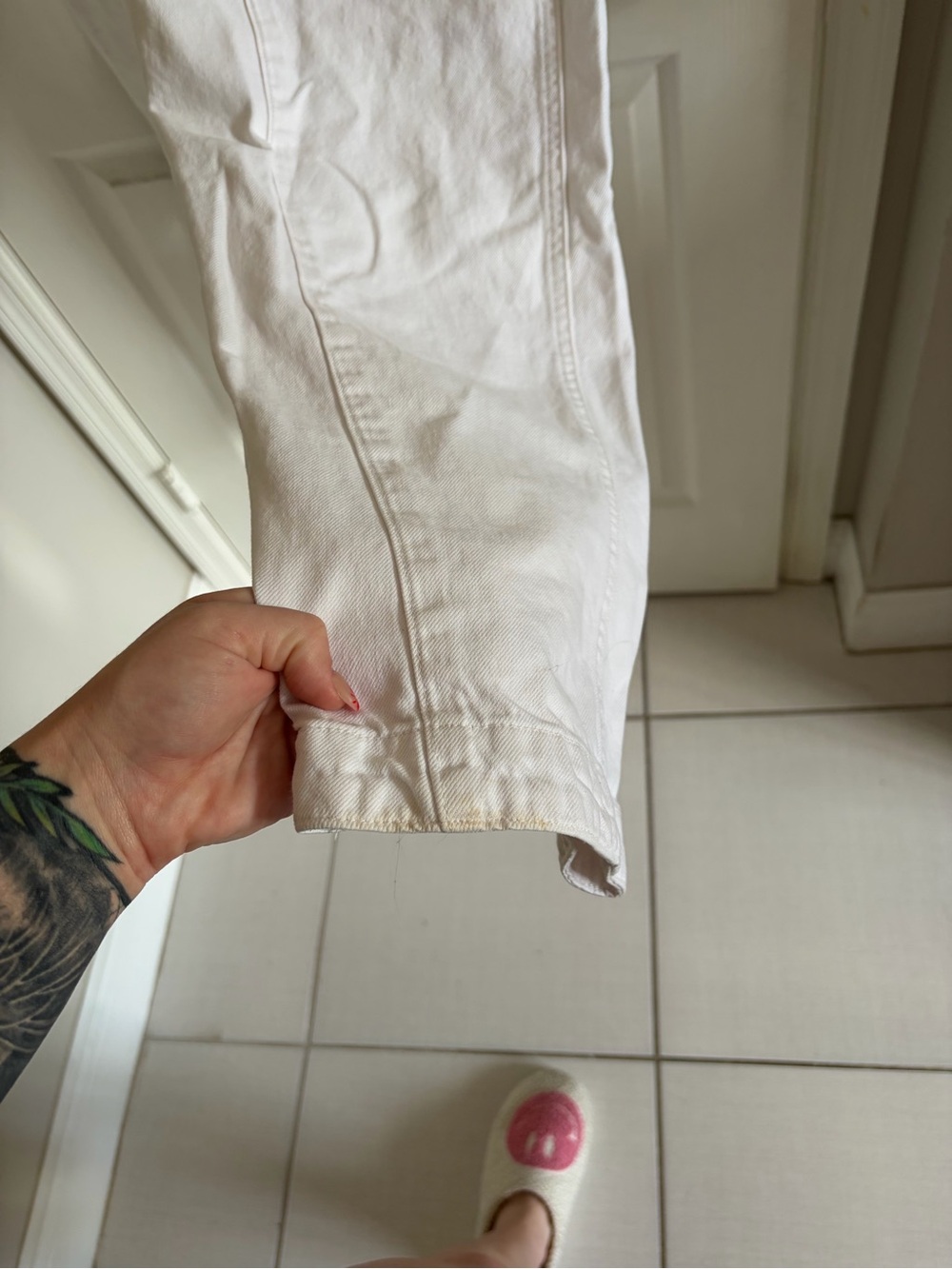 White High Roller Free People Overalls - Picture 7 of 9